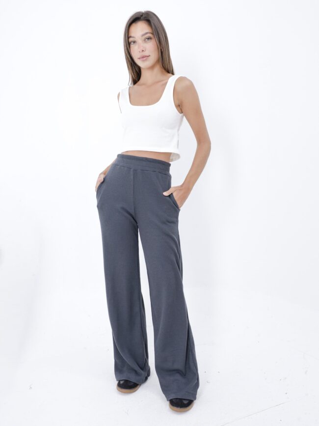 Pantalon de waffle frizado