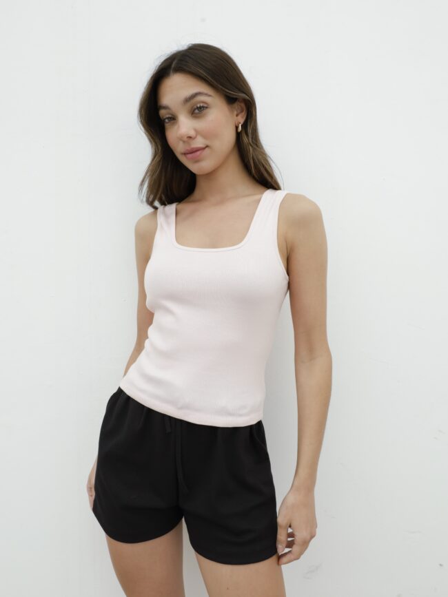 Musculosa escote cuadrado de morley algodon